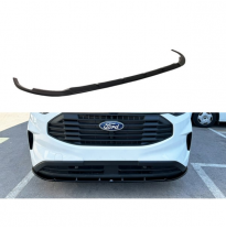 Spoiler delantero apto para Ford Transit Custom (V710) 2024- (ABS negro brillante)