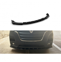 Spoiler delantero apto para Renault Master Mk3 Facelift 2019-2024 (ABS negro brillante)