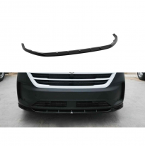 Alerón delantero Motordrome V.1 compatible con Volkswagen Transporter T7 y T7 Caravelle 2024- (ABS negro brillante)