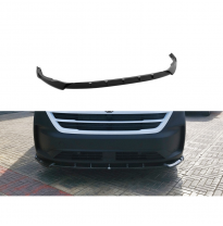 Alerón delantero Motordrome V.2 compatible con Volkswagen Transporter T7 y T7 Caravelle 2024- (ABS negro brillante)