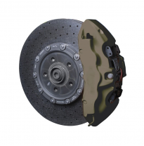 Foliatec Pintura Frenos - Combat Green Matt - 3 Componentes