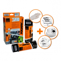 Juego Foliatec Spray Film (Dip) - Gunmetal Gris Metalizado Mate 2x400ml