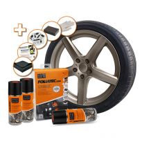 Kit De Pintura En Aerosol Foliatec Universal 2c - Bronce Metalizado Brillante 3x400ml