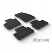 Alfombrillas De Goma Especificas Volvo Xc40 2018- (T Profile 4-Pieces + Mounting Clips)