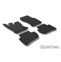 Alfombrillas De Goma Especificas Range Rover Velar 12/2017- (T Profile 4-Piezas + Clips De Montaje)