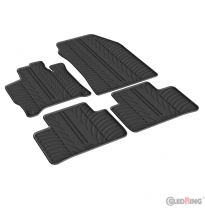 Juego de alfombrillas de goma para Opel Astra L Sports Tourer MHEV 2024- (perfil en T, 4 piezas)