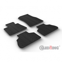 Juego Alfombrillas Goma Especificas Bmw X5 (G05) 2018- (T Profile 4-Pieces + Mounting Clips)