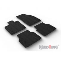 Juego De Alfombrillas De Goma Para Coche Apto Para Audi Q4 E-Tron (F4b) Y Sportback (F4n) 2021- (Perfil T 4 Piezas + Clips De Mo