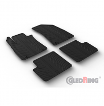 Juego de alfombrillas de goma para MG ZS 2017- excl. EV (automático) (perfil en T de 4 piezas) GLEDRING