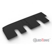 Juego de alfombrillas de goma para Fiat Talento 2016- / Renault Trafic 2014-2019 / Opel Vivaro 2014-2019 / Nissan NV300 2016- (B