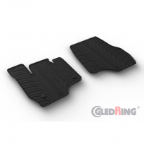 Juego De Alfombrillas De Goma Para Coche Apto Para Ford F-150 Super Crew (13 Y 14 Generación) 2015-2021 Y 2021- (Perfil En T De