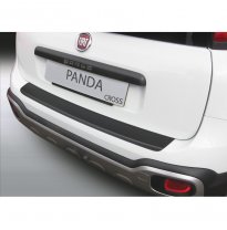 Protector Paragolpes Trasero Abs Fiat Panda S Cross 3/2012- Negro