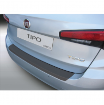Protector Para El Paragolpes Trasero Abs  Fiat Tipo Station Wagon 2016-  Color Negro