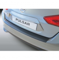 Protector Para El Paragolpes Trasero Abs  Nissan Pulsar 2014-  Color Negro