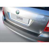 Protector Para El Paragolpes Trasero Abs  Skoda Superb Combi 2013-  Color Negro