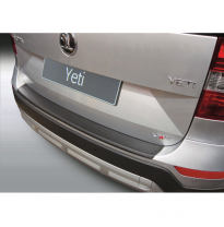 Protector Para El Paragolpes Trasero Abs  Skoda Yeti 4x4/Outdoor 10/2013-  Color Negro