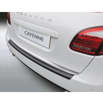 Protector Para El Paragolpes Trasero Abs  Porsche Cayenne 5/2010- &#039;Ribbed&#039;  Color Negro