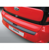 Protector Para El Paragolpes Trasero Abs  Kia Soul 2014-2016  Color Negro