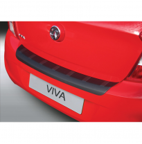 Protector Para El Paragolpes Trasero Abs  Opel Karl 7/2015- &#039;Ribbed&#039;  Color Negro