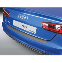 Protector Paragolpes Trasero Abs Audi A6 Sedan 6/2016- Negro