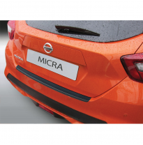 Protector Para El Paragolpes Trasero Abs  Nissan Micra 2016-  Color Negro