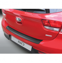 Protector Para El Paragolpes Trasero Abs  Kia Rio Iv 2017-  Color Negro