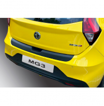 Protector de parachoques trasero ABS apto para MG 3 Facelift 2018-2023 Negro