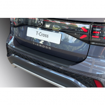 Protector de parachoques trasero ABS para Volkswagen T-Cross Facelift 2024- Negro