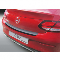 Abs Protector De Parachoques Trasero Mercedes Clase C (A205) Convertible 2016- / (C205) Coupé 2015- Negro