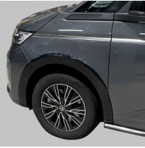 RGM Set Extensiones de paso de rueda apto para Volkswagen T7 Multivan 2021- Distancia entre ejes corta - Negro brillante (con Pa