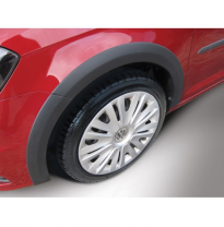 Rgm Juego Extension Pasos Rueda Volkswagen Caddy 2015- - Puerta Corredera Izquierda - Negro - Abs - 8 Piezas