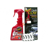 Meguiars Quik Clay Starter Kit (50g Clay/473ml Quik Detailer)