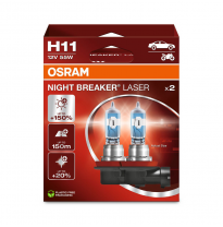 Bombillas halógenas láser Osram Night Breaker - H11 - 12V/55W - juego de 2 piezas