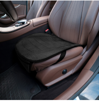 Cojín de asiento universal &#039;Bottom&#039; Lino negro - pieza única