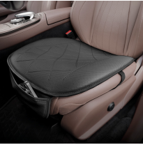 Cojín de asiento universal &#039;Bottom&#039; Cuero negro - pieza única