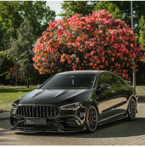 Kit de carrocería completo Oneway compatible con Mercedes CLA (C118/X118) Coupé/Shooting Brake CLA45 AMG S Aero Pack 2019-2023 -