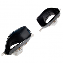 Embellecedores de escape Oneway a medida para BMW Serie 3 G20/G21 M-Pack 2018-2022 - Acero inoxidable negro