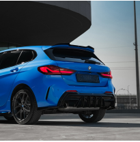 Difusor trasero Oneway para BMW Serie 1 F40 M-Pack/M135i 2019- - Negro brillante