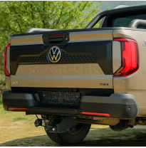 Cubierta de portón trasero Oneway compatible con Volkswagen Amarok MK2 2022- - Negro mate