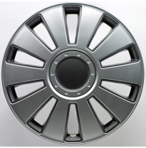 Juego De Tapacubos Pennsylvania 14-Pulgadas Silver/Charcoal Gris Autostyle