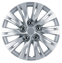 Juego De Tapacubos Ohio 15-Pulgadas Silver Autostyle