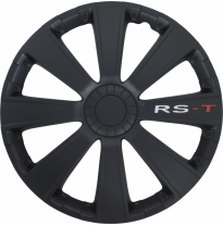 Juego De Tapacubos Silverstone Pro 13-Pulgadas Negro Autostyle