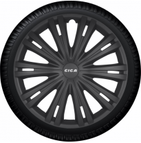 Juego De Tapacubos Giga 13-Pulgadas Mat Negro Autostyle