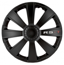 Juego De Tapacubos Rs-T 14-Pulgadas Negro Autostyle
