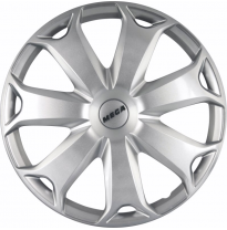 Juego De Tapacubos Mega 13-Pulgadas Silver Autostyle