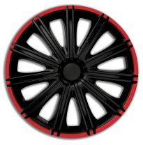 Juego De Tapacubos Nero R 16-Pulgadas Negro/Rojo Autostyle