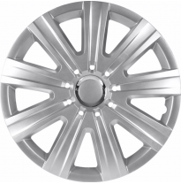 Juego De Tapacubos Magnum Pro 13-Pulgadas Silver/Aro Cromado Autostyle