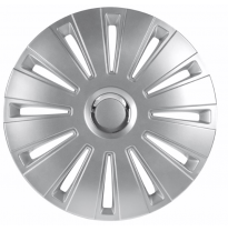 Juego De Tapacubos Daytona Pro 13-Pulgadas Silver/Aro Cromado Autostyle