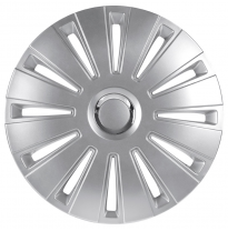 Juego De Tapacubos Daytona Pro 14-Pulgadas Silver/Aro Cromado Autostyle