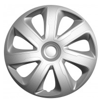 Juego De Tapacubos Livorno 13-Pulgadas Silver Carbono-Look Autostyle